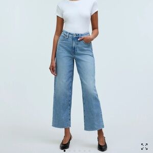 The Curvy Perfect Vintage Wide-Leg Crop Jean Madewell